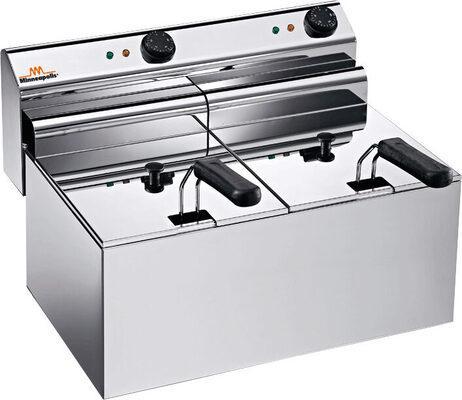 Friteuse - 2x 5 liter - Eldorado - 2x 230V / 3300W - 3075795, Zakelijke goederen, Horeca | Keukenapparatuur, Nieuw in verpakking