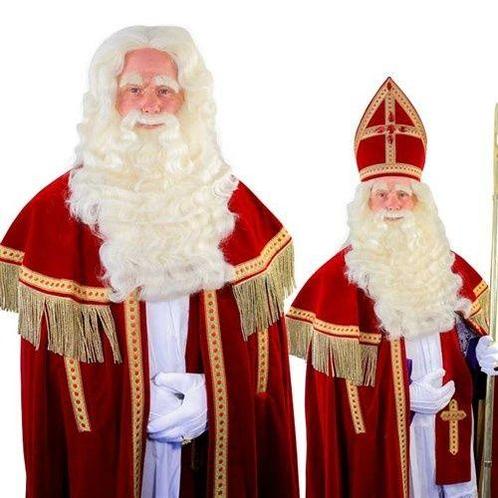 Sinterklaas baard TV-Sint buffel(Yak)deluxe lang 34.104, Hobby en Vrije tijd, Feestartikelen, Feestartikel, Nieuw, Verzenden