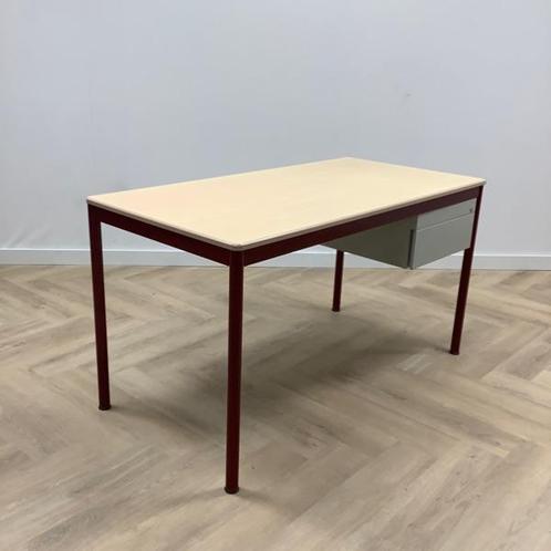 Tweedehands leraarbureau / tafel vv lade Eromes, (bxd), Huis en Inrichting, Bureaus, Bureau, Gebruikt, Ophalen of Verzenden