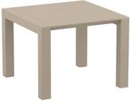 Tuintafel - Vegas - Taupe - Uitschuifbaar 100/140 cm, Tuin en Terras, Tuintafels, Verzenden, Nieuw