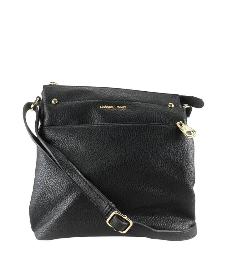Laurent David Schoudertas in maat standaard Zwart, Sieraden, Tassen en Uiterlijk, Tassen | Damestassen, Zwart, Zo goed als nieuw