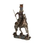 Beeldje - Fighting Samurai On Horseback - Hars, Antiek en Kunst