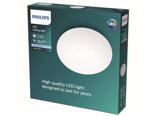 Veiling - Philips myLiving Suede LED plafonnière wit 38cm, Huis en Inrichting, Lampen | Plafondlampen