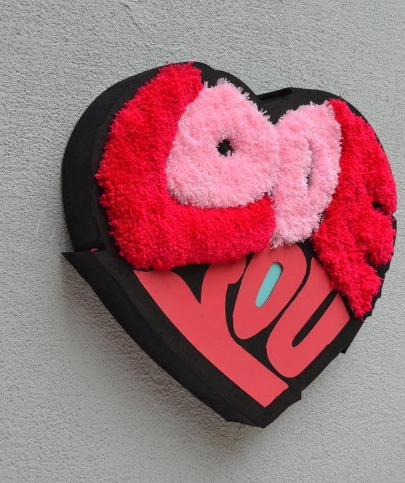 Patrycja Mroczkowska - Shaggy Love you ! 3D Pop Art XL, Antiek en Kunst, Kunst | Designobjecten