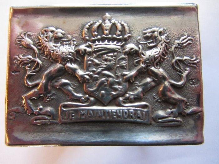 Simon Enger - Servetring - Je Maintiendrai - .925 zilver -, Antiek en Kunst, Antiek | Goud en Zilver