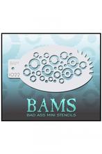 Bad Ass Mini Schmink Sjabloon 1022, Hobby en Vrije tijd, Feestartikelen, Verzenden, Nieuw