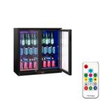GGM Gastro | Barkoelkast - 900mm - 220 liter - met 2 glazen, Witgoed en Apparatuur, Koelkasten en IJskasten, Verzenden, Nieuw