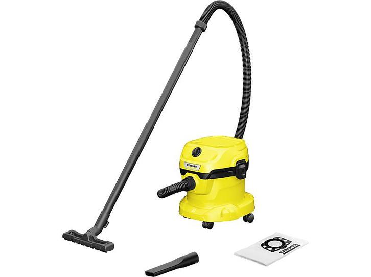 Karcher -  WD 2 Plus V-12/4/18  - Geel, Witgoed en Apparatuur, Stofzuigers, Minder dan 1200 watt, Stofzak, Nieuw, Stofzuiger, Verzenden