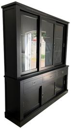 Buffetkast zwart - zwart Gouda 200cm, Huis en Inrichting, Ophalen of Verzenden, Nieuw