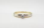 Ring - 14 karaat Geel goud -  0.05ct. tw. Diamant