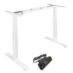 Elektrisch zit-sta bureau frame - max 140 kg - Wit en Zwart, Huis en Inrichting, Ophalen of Verzenden, In hoogte verstelbaar, Nieuw