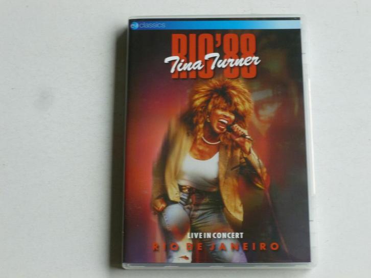 Tina Turner - Rio 88 (DVD) live in concert, Cd's en Dvd's, Dvd's | Muziek en Concerten, Zo goed als nieuw, Verzenden