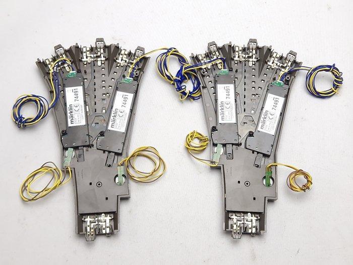 Märklin H0 - 24630/74491/74470 - Modeltreinsporen (2) - 2x, Hobby en Vrije tijd, Modeltreinen | H0