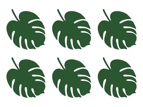 Hawaii Tafeldecoratie Palmblad 14,5cm 6st, Hobby en Vrije tijd, Feestartikelen, Nieuw, Verzenden