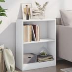 vidaXL Boekenkast 60x24x76 cm bewerkt hout wit, Huis en Inrichting, Kasten | Boekenkasten, Verzenden, Nieuw, 50 tot 100 cm, Minder dan 25 cm