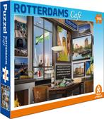 Rotterdams Café Puzzel (1000 stukjes) | House of Holland -, Hobby en Vrije tijd, Denksport en Puzzels, Nieuw, Verzenden
