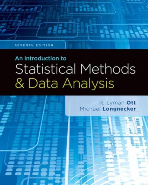 An Introduction to Statistical Methods and Dat 9780357670620, Boeken, Studieboeken en Cursussen, Zo goed als nieuw, Verzenden