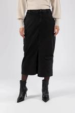 -35% Nukus  Nukus Fw24071 bursa skirt  maat S, Kleding | Dames, Rokken, Verzenden, Nieuw, Zwart
