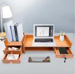 Multifunctionele Houten Monitorstandaard met Laden – Organiz, Verzenden, Nieuw in verpakking