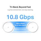 TP-Link Deco XE200 11000Mbps Gigabit Set van 2 (Routers)