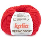 Katia Concept Merino Sport - 04 rood - Wol Garen, Hobby en Vrije tijd, Breien en Haken, Ophalen of Verzenden, Nieuw