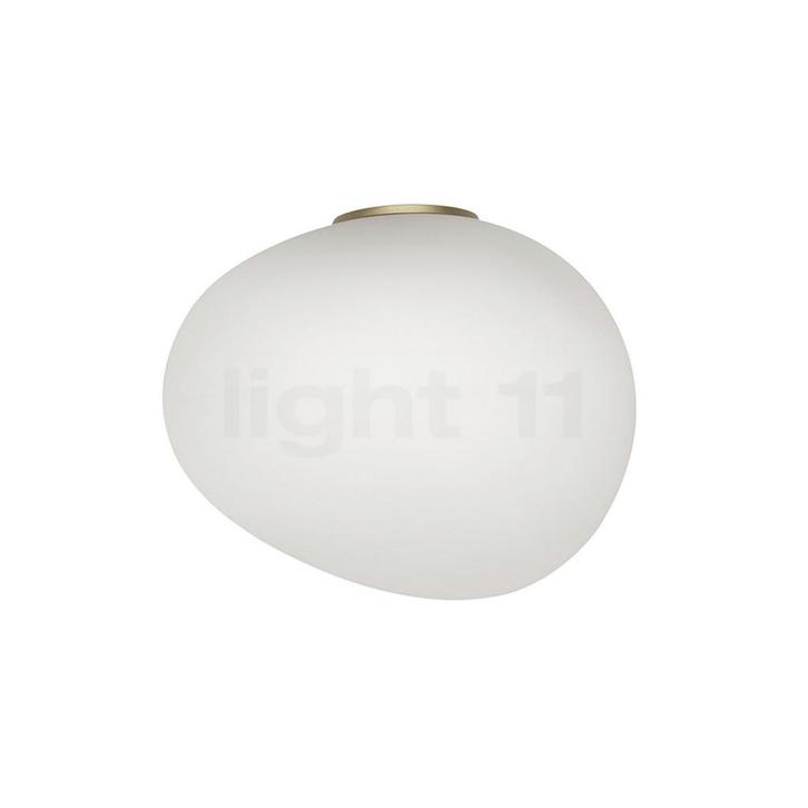 Foscarini Gregg Semi Wandlamp, goud - media - 14 cm, Huis en Inrichting, Lampen | Wandlampen, Nieuw, Verzenden