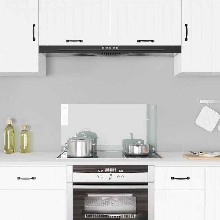 vidaXL Spatscherm keuken 80x40 cm gehard glas transparant, Huis en Inrichting, Keuken | Keukenbenodigdheden, Nieuw, Verzenden