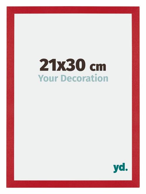 Fotolijst 21x30 cm - Rood - MDF - Mura, Huis en Inrichting, Woonaccessoires | Lijsten, Nieuw, Verzenden