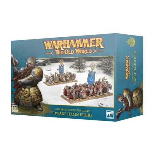 Dwarven Mountain Holds Dwarf Hammerers (warhammer nieuw), Hobby en Vrije tijd, Wargaming, Nieuw, Ophalen of Verzenden