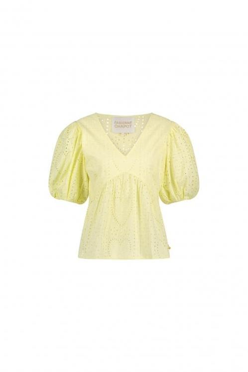 -50% Fabienne Chapot  Fabienne Chapot Fc reggie top  maat 36, Kleding | Dames, Tops, Geel, Nieuw, Verzenden