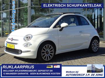 Fiat 500 Twinair Turbo 80pk Automaat Open dak Airco LMV Navi beschikbaar voor biedingen