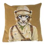 gobelin kussen safari panter 45x45cm*, Huis en Inrichting, Verzenden, Nieuw