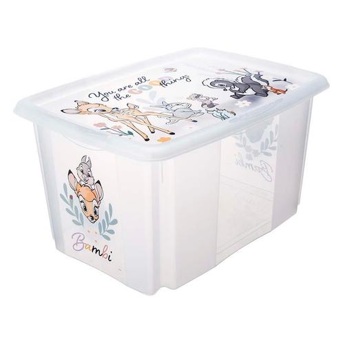 Keeeper Bambi Wit 45L Opbergbox 1223900126600, Kinderen en Baby's, Kinderkamer | Tafels en Stoelen, Nieuw, Verzenden