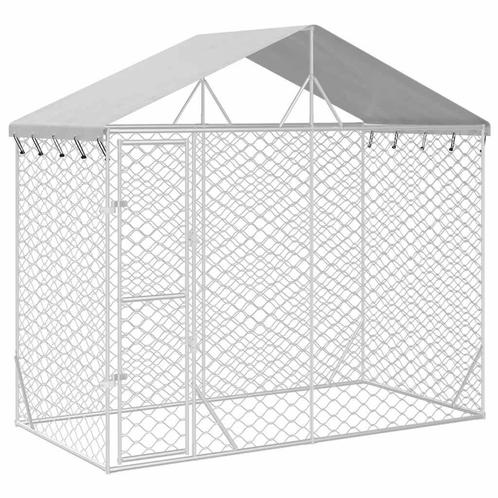 Hondenkennel 3x1,5m Gegalvaniseerd | Retourdeal | 35% Kor..., Dieren en Toebehoren, Hondenbenches, Nieuw, Ophalen of Verzenden