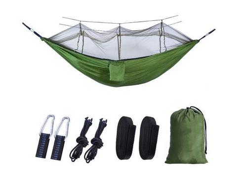 Veiling - Hangmat met klamboe - Groen, Tuin en Terras, Hangmatten