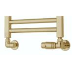 Radiator Zij-Aansluitset TVS Ventile 220 Goud, Ophalen of Verzenden, Nieuw, Overige typen