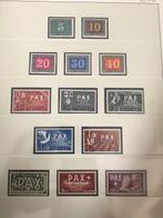 Zwitserland 1945 - PAX reeks - Michel 447/459, Gestempeld