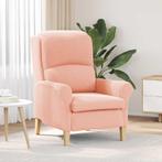 vidaXL Fauteuil Roze 76 x 94 x 102 cm Stof, Huis en Inrichting, Fauteuils, Verzenden, Nieuw