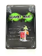 Metalen Wandbord - Bloody Mary - Cocktails, Huis en Inrichting, Ophalen of Verzenden, Nieuw