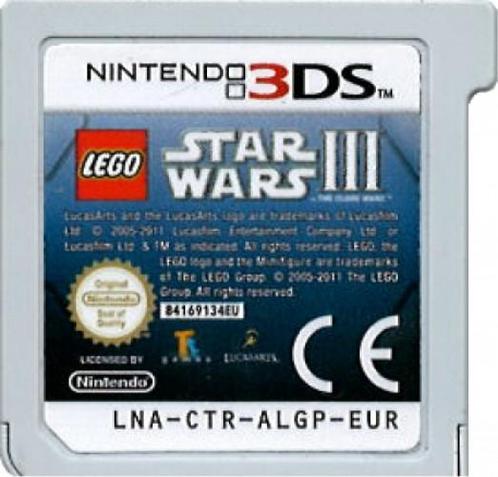 LEGO Star Wars 3 The Clone Wars (losse cassette) (Nintend..., Spelcomputers en Games, Games | Nintendo 2DS en 3DS, Gebruikt, Vanaf 3 jaar