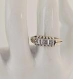 Zonder Minimumprijs - Ring - 14 karaat Geel goud, Witgoud -, Sieraden, Tassen en Uiterlijk, Ringen, Nieuw