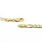 Gouden Figaro schakelketting, Sieraden, Tassen en Uiterlijk, Kettingen, Ophalen of Verzenden, Gebruikt, Overige kleuren, Goud