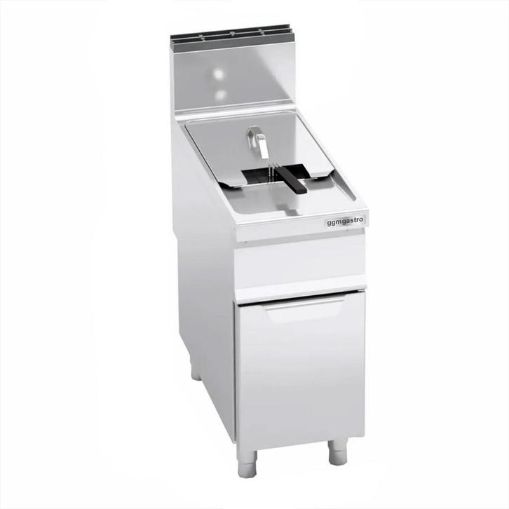 GGM Gastro | Gas friteuse - 20 liter - 17,5 kW | GFB499T-20, Witgoed en Apparatuur, Frituurpannen, Verzenden