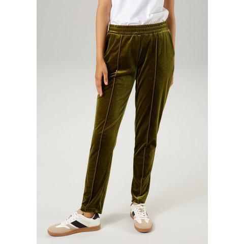 Aniston CASUAL Comfortbroek van edele, glanzende fluweel, Kleding | Dames, Broeken en Pantalons, Nieuw, Verzenden