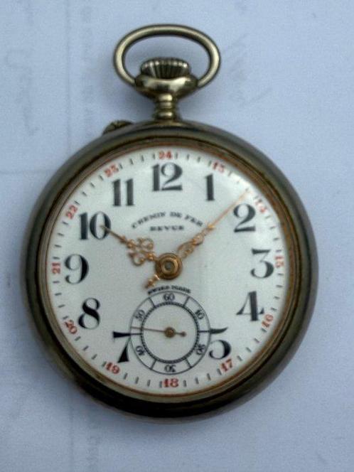 Roskopf - Chemin de Fer - REVUE. - 1900-1949, Sieraden, Tassen en Uiterlijk, Horloges | Heren