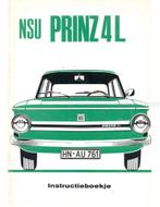 1971 NSU PRINZ 4 L INSTRUCTIEBOEKJE NEDERLANDS, Auto diversen, Handleidingen en Instructieboekjes