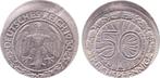 Duitsland Fehlpraegung 50 Pfennig 1930a dezentriert J324..., Postzegels en Munten, Verzenden