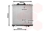 RADIATOR VOOR MITSUBISHI COLT 1992-1995 DMX102070, Auto-onderdelen, Ophalen of Verzenden, Nieuw
