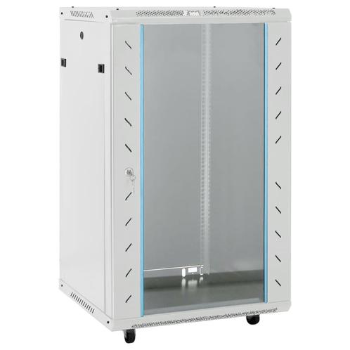 vidaXL Netwerkkast met draaiwieltjes 18U 19 IP20 60x60x100, Computers en Software, Overige Computers en Software, Nieuw, Verzenden