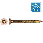 Schroef geel verzinkt TORX DEELDRAAD, Ophalen, Nieuw, 50 tot 100 mm, Schroeven